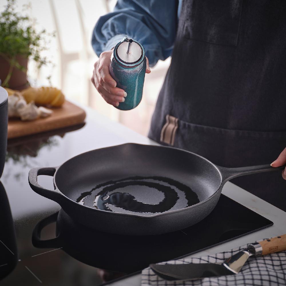 IKEA BRUGDHAJ Öl-/Essigflasche blau 19 cm Riesige Rabatte