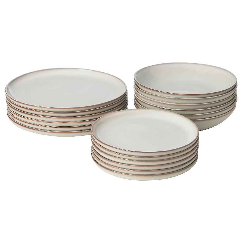 IKEA GLADELIG Service 18-tlg. grau