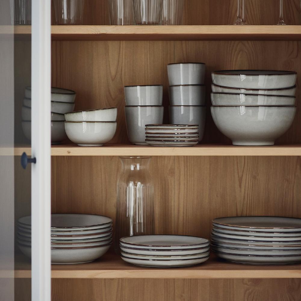 IKEA GLADELIG Service 18-tlg. grau Speichern exportieren