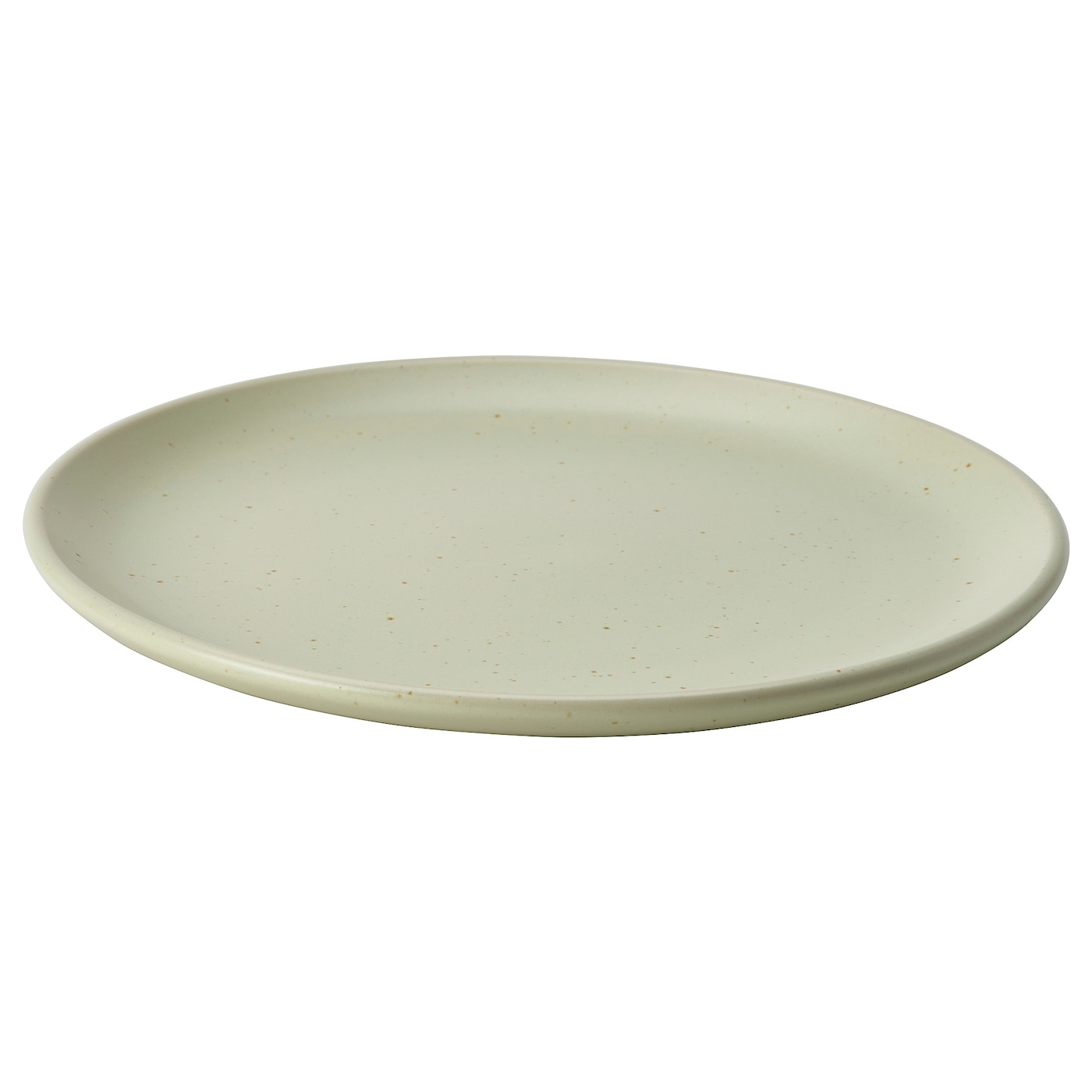 IKEA MOSSMAL Dessertteller Punkte/hellgrün 18 cm