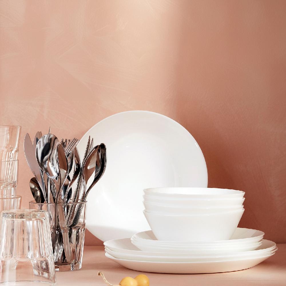 IKEA OFTAST Teller weiß 25 cm 50% Rabatt für begrenzte Zeit