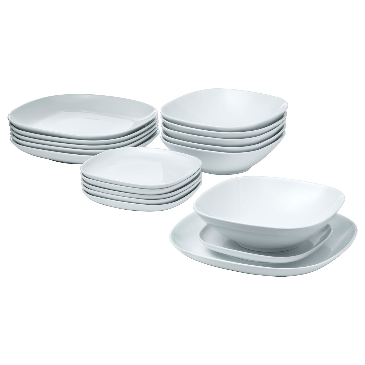 IKEA VÄRDERA Service 18-tlg. weiß Online