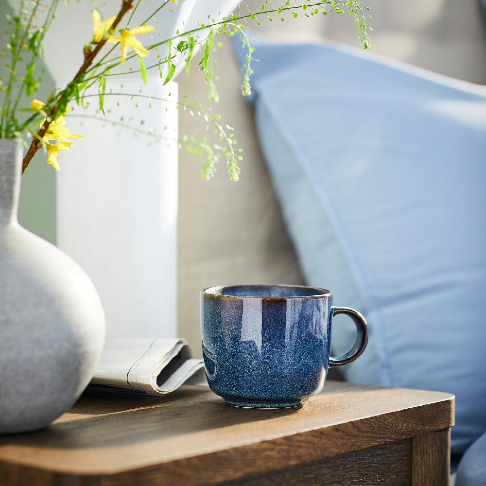IKEA GLADELIG Becher blau 37 cl Hotsell