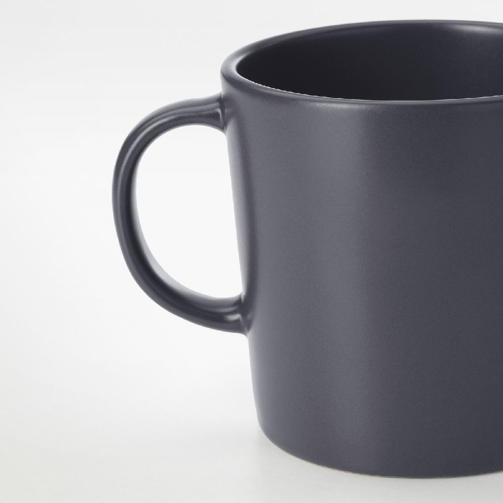 IKEA DINERA Becher dunkelgrau 30 cl im Angebot