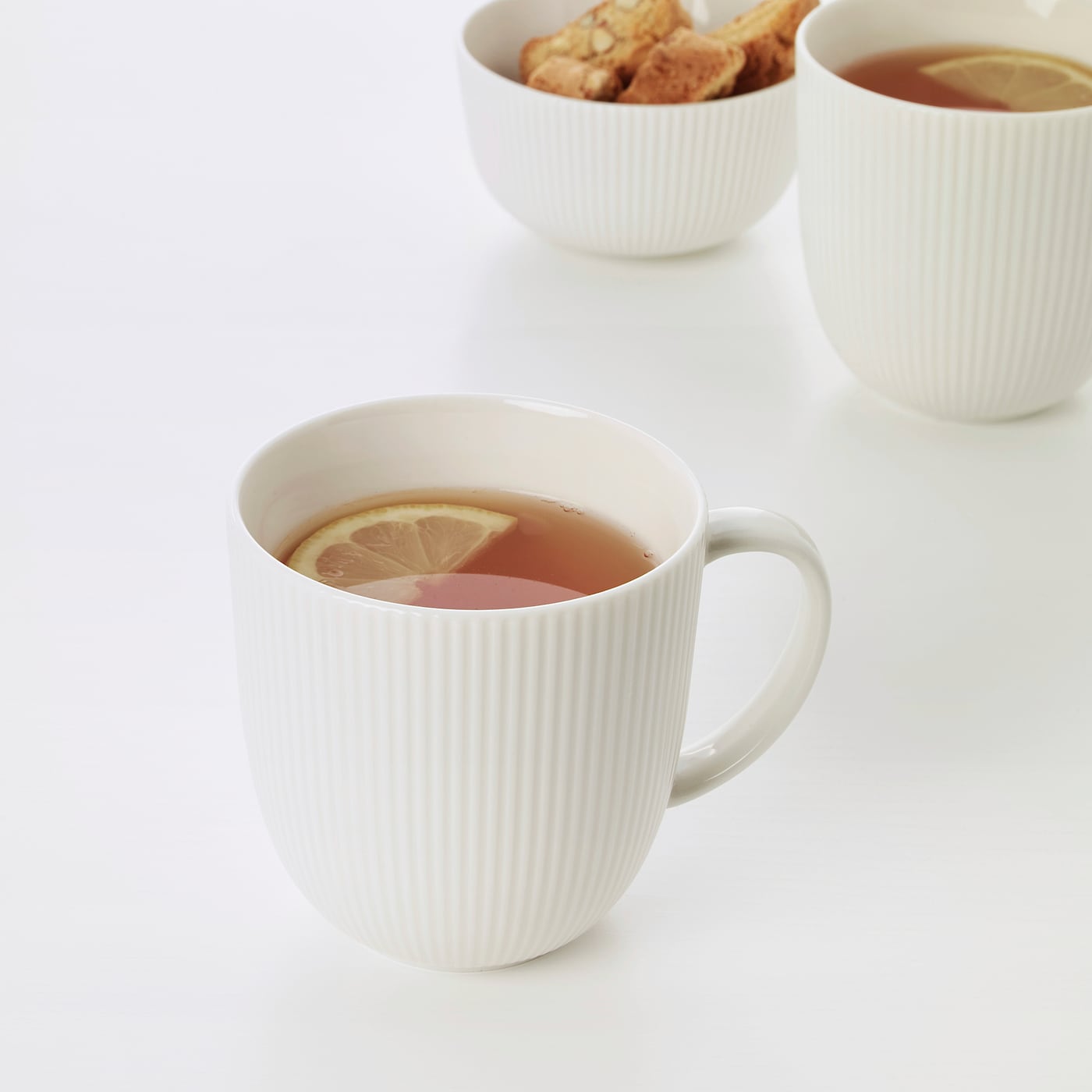 IKEA OFANTLIGT Becher weiß 31 cl Limitierter Zeitrabatt
