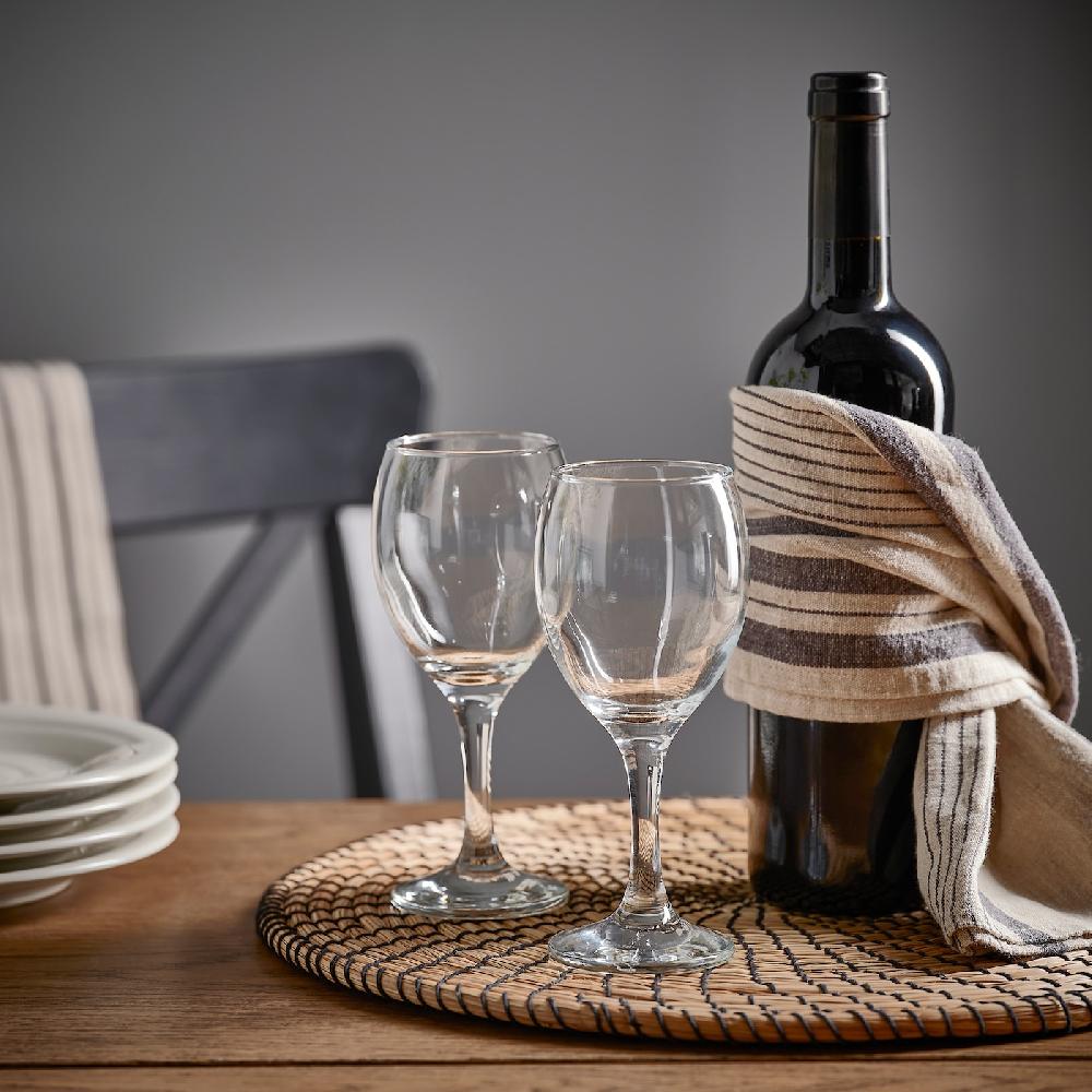 IKEA ÄNKEBLOMSTER Weinglas Klarglas 25 cl Rabatt