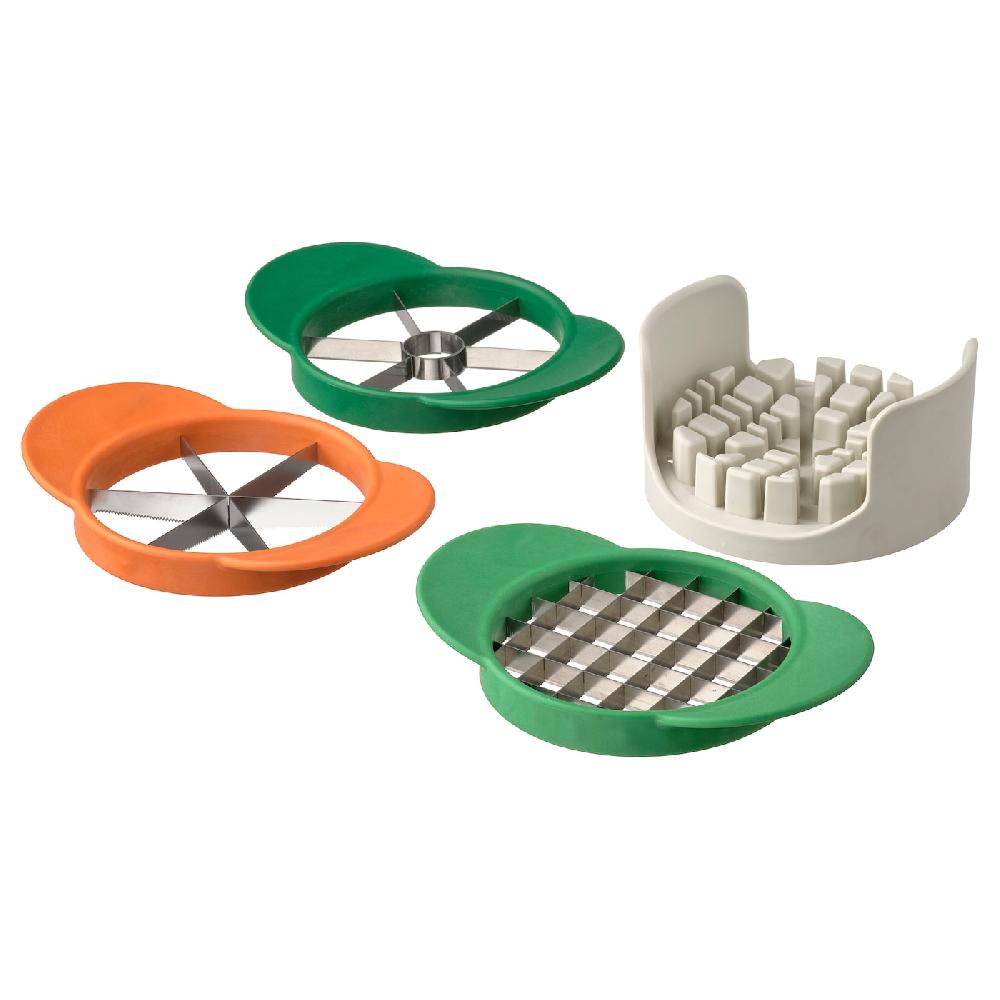 IKEA UPPFYLLD Obstschneider 4er-Set versch. Farben Zeitlich begrenztes Angebot