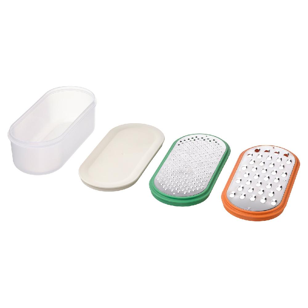 IKEA UPPFYLLD Reibeisen mit Behälter 4er-Set versch. Farben