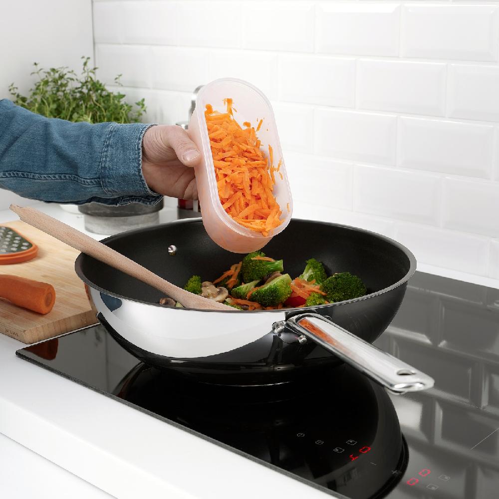 IKEA UPPFYLLD Reibeisen mit Behälter 4er-Set versch. Farben Blitzangebot