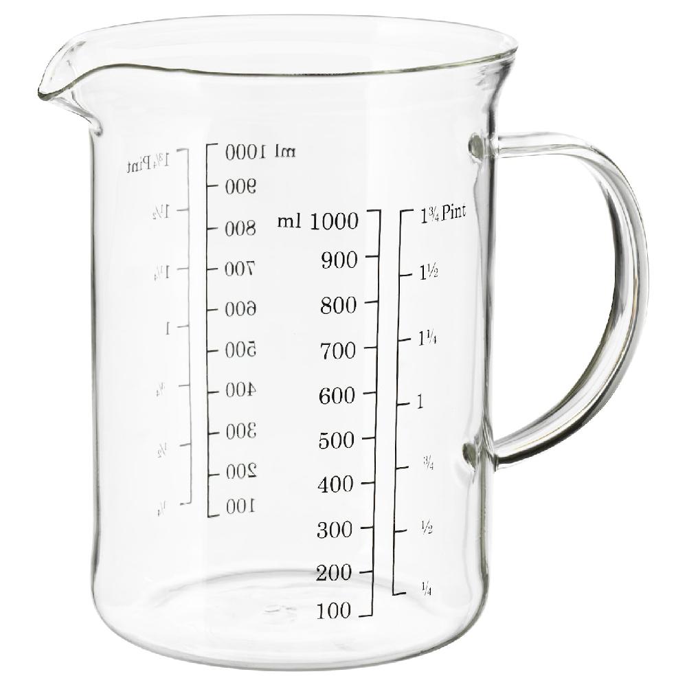 IKEA VARDAGEN Messbecher Glas 1.0 l Räumungsverkauf
