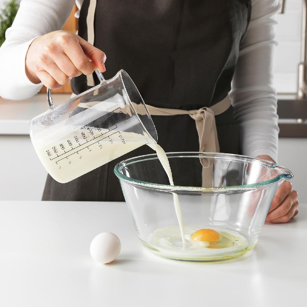 IKEA VARDAGEN Messbecher Glas 1.0 l Räumungsverkauf
