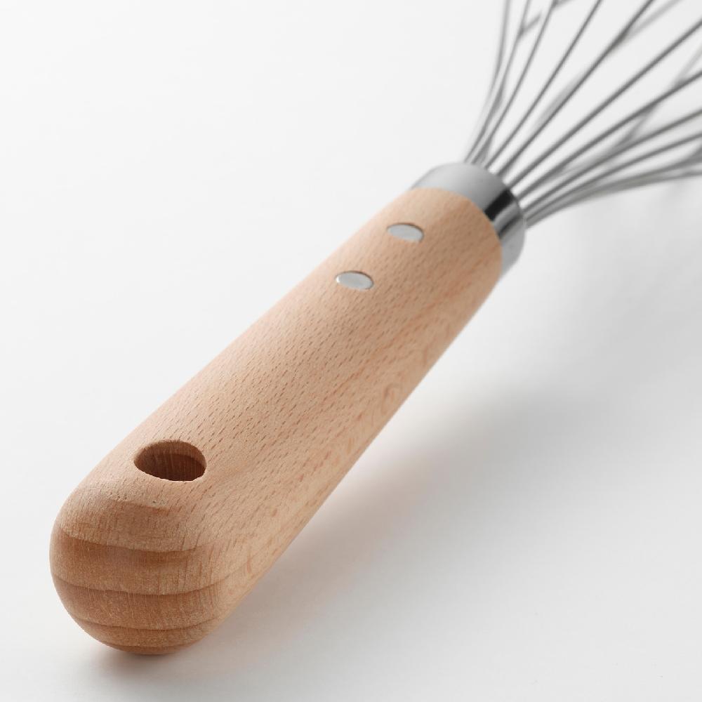IKEA VARDAGEN Schneebesen Edelstahl/Buche 30 cm Kauf eins, bekomm eins gratis