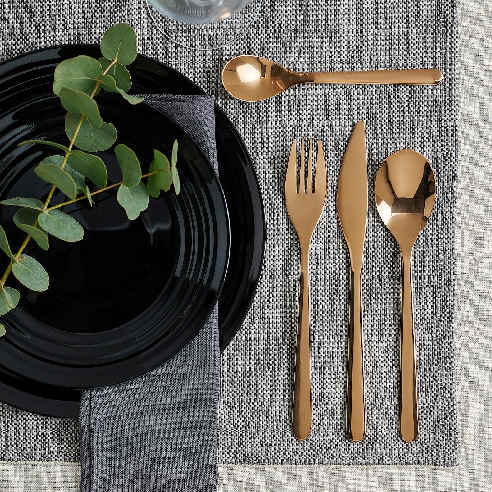 IKEA FÖRNUFT Besteck 24-tlg. roségoldfarben Letzte 3 Tage
