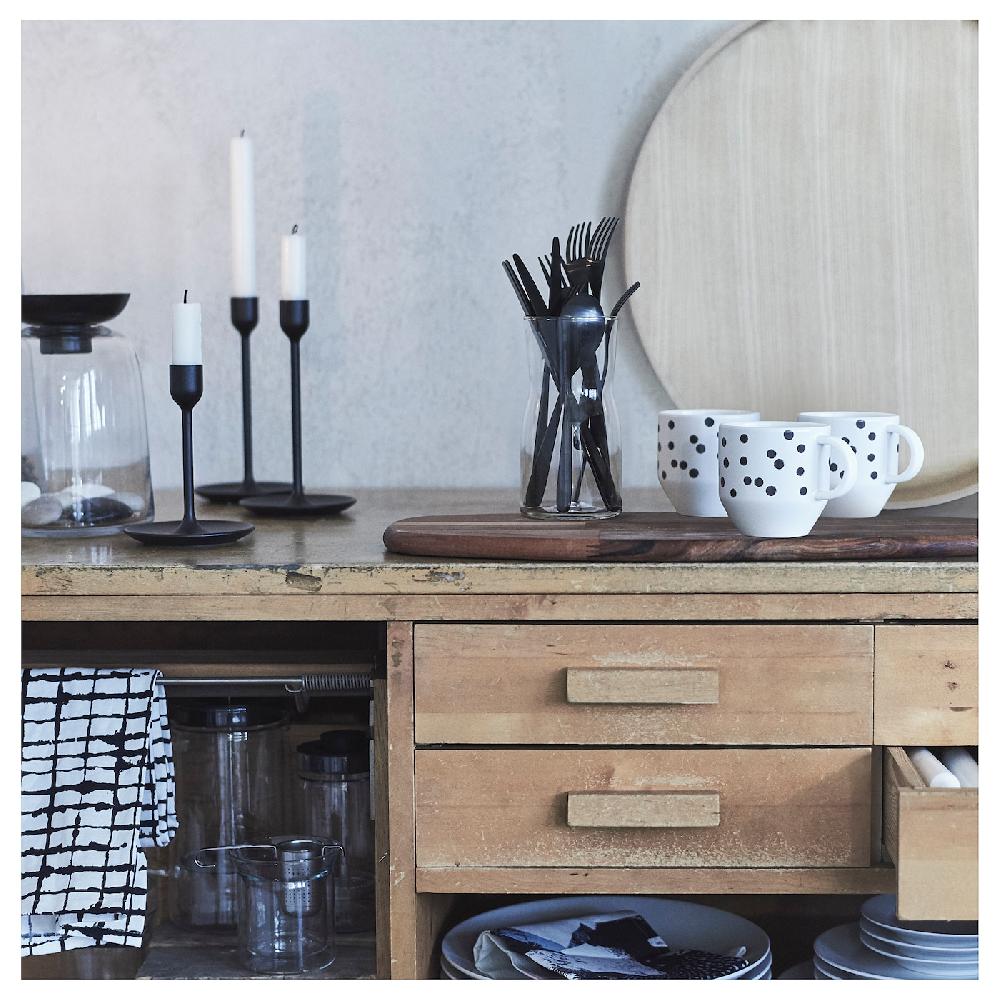 IKEA TILLAGD Besteck 24-tlg. schwarz Letzte 2 Tage