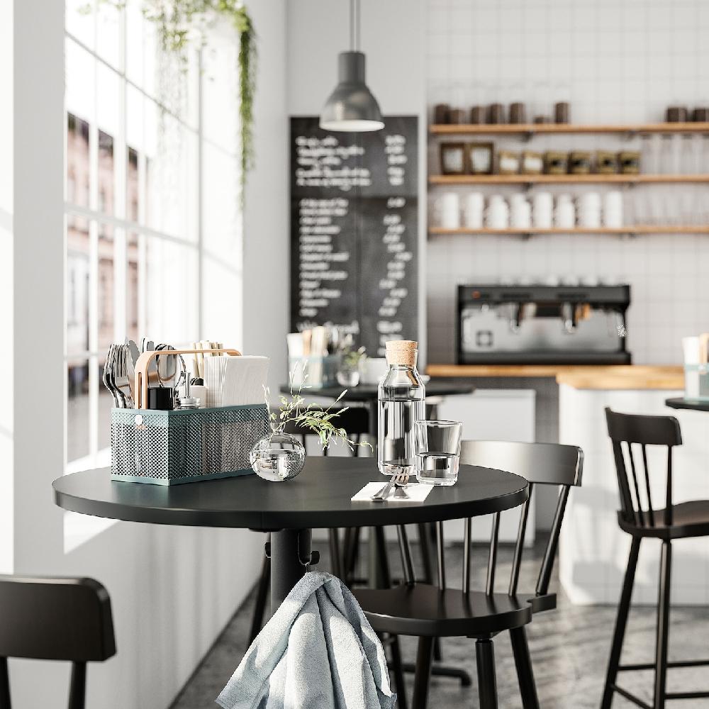 IKEA VIMPELFISK Besteckhalter Bambus/grautürkis Zeitbegrenzte Promotion