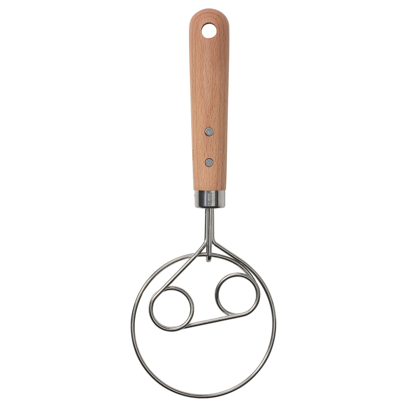 IKEA VARDAGEN Rührbesen Edelstahl/Buche 26 cm