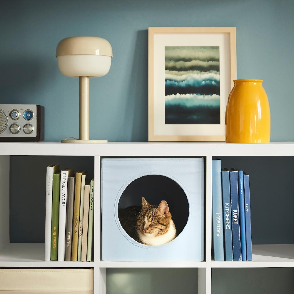 IKEA UTSÅDD Katzenkoje graublau 33x38x33 cm Outlet