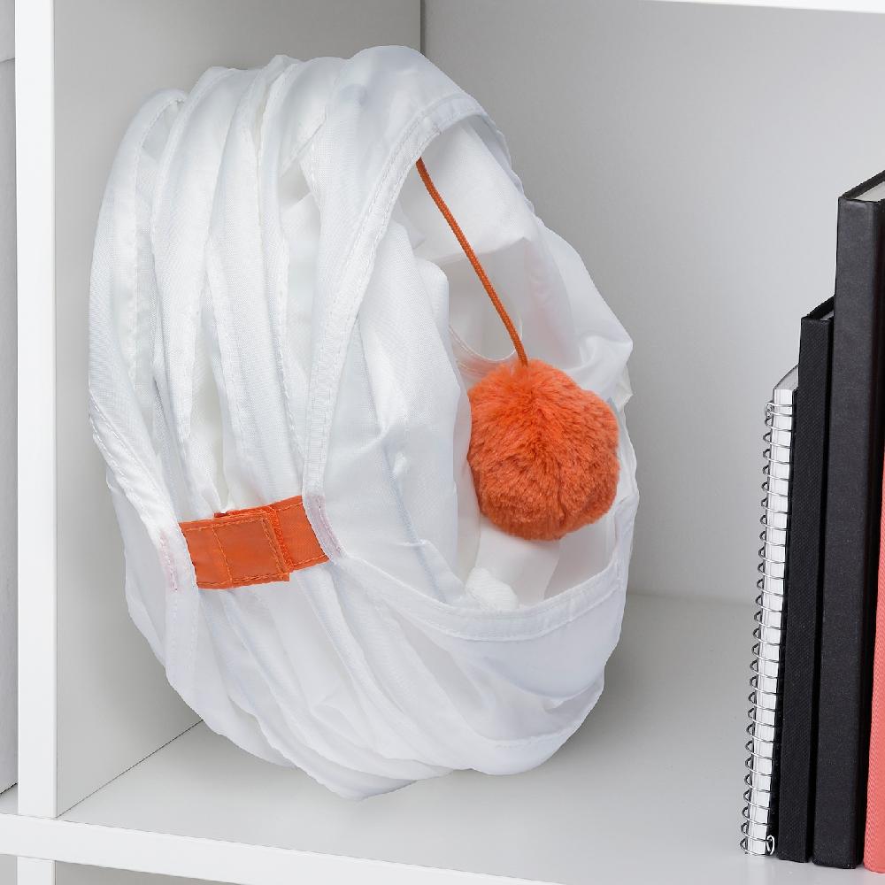 IKEA UTSÅDD Katzenspieltunnel weiß/orange Hotsell