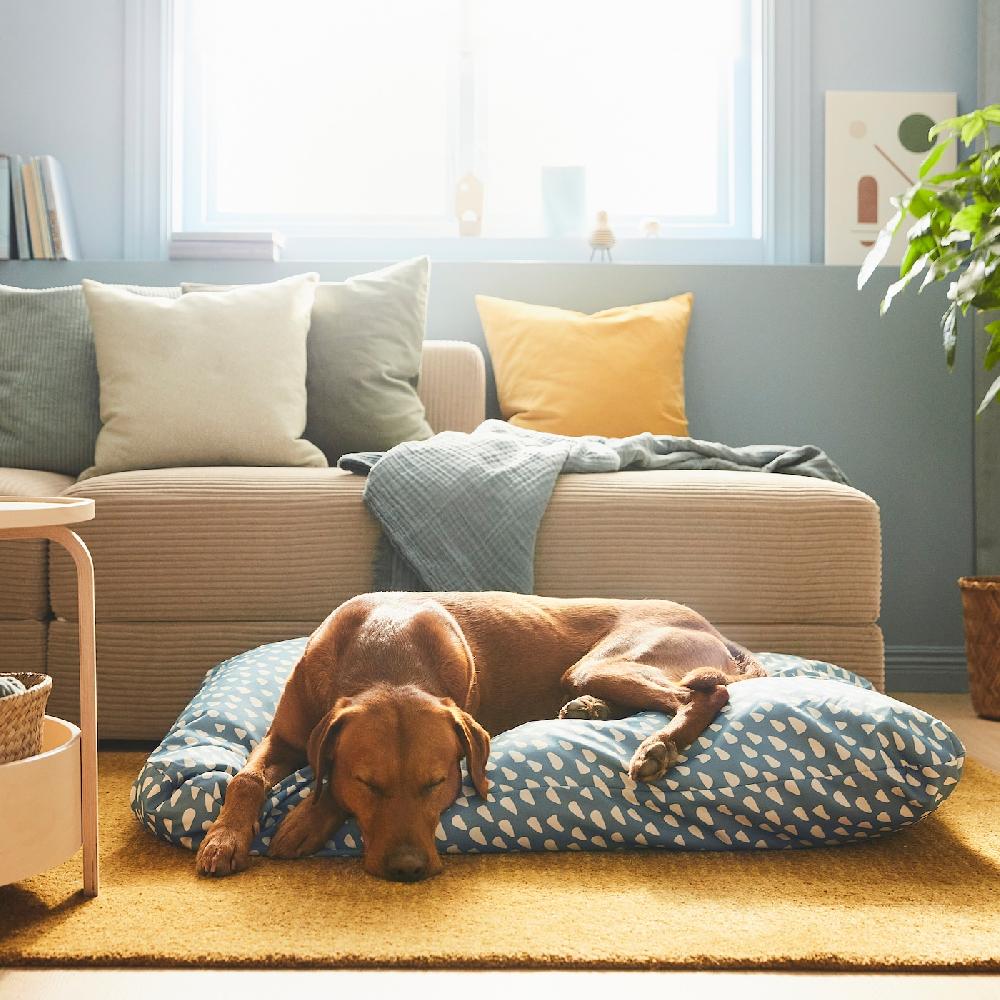 IKEA UTSÅDD Kissen für Haustier blau 88x112 cm Günstig kaufen