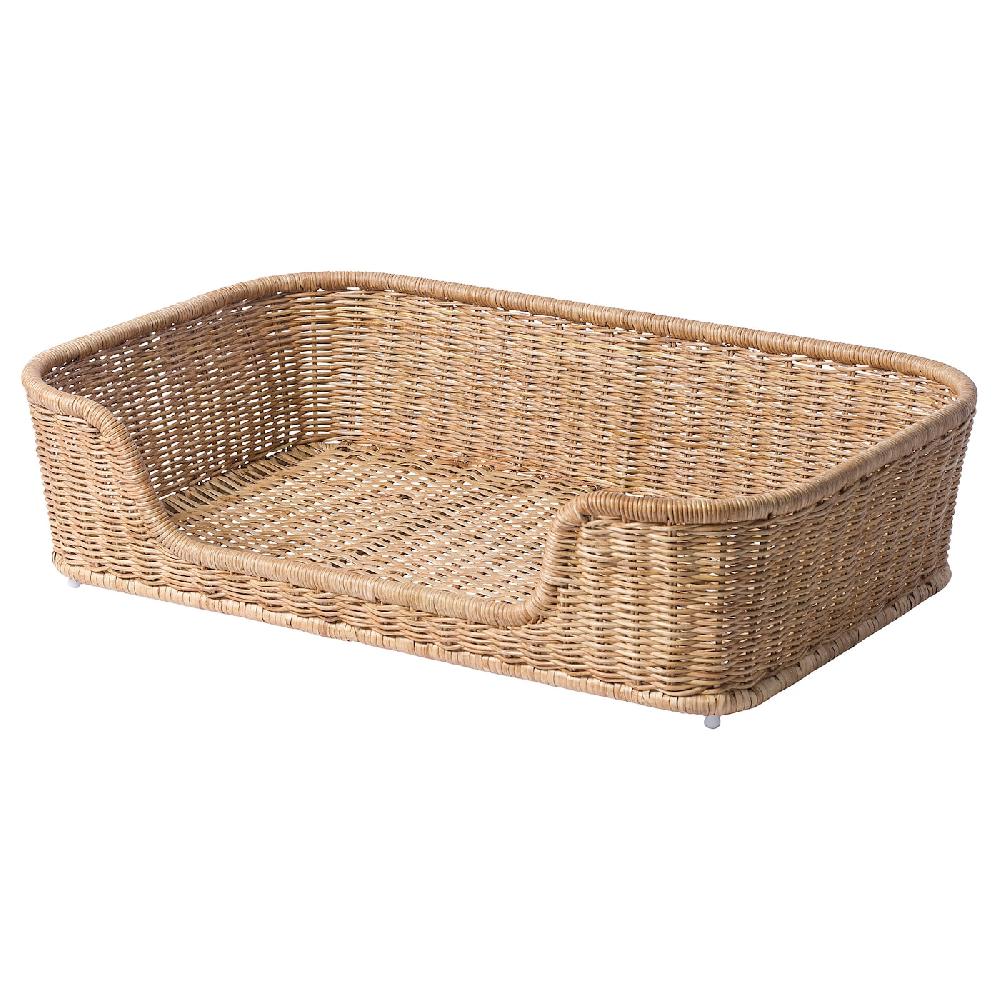 IKEA UTSÅDD Hundebett Rattan 80x50x20 cm