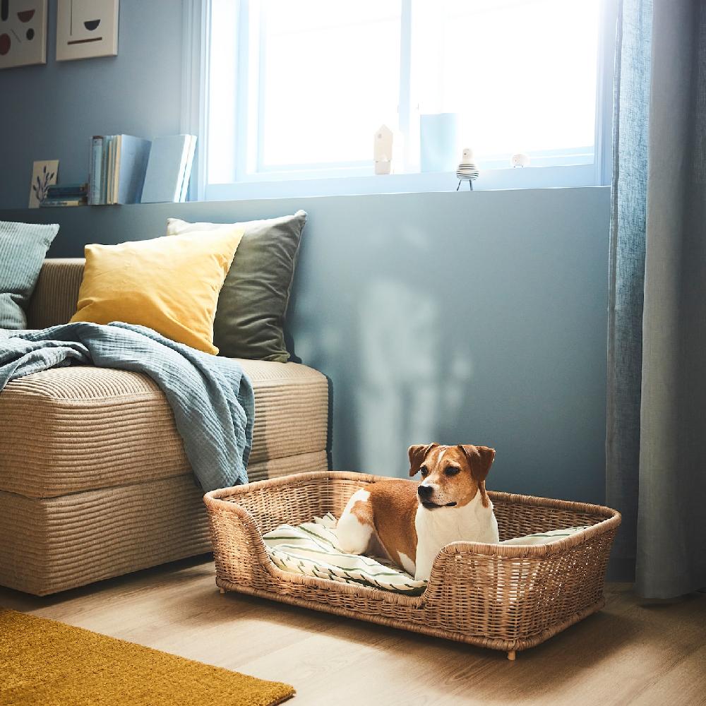 IKEA UTSÅDD Hundebett Rattan 80x50x20 cm Flash Sale