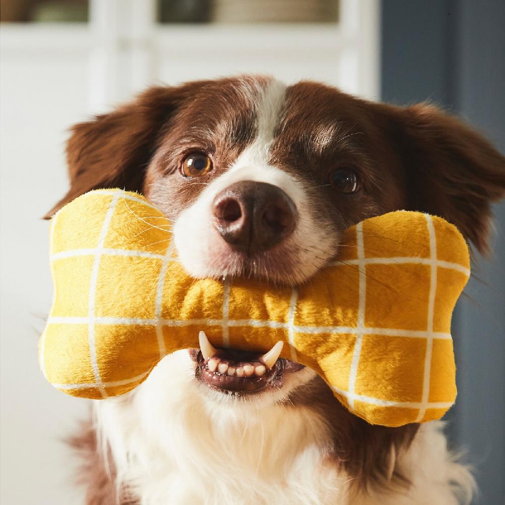 IKEA UTSÅDD Stoffspielzeug für Hunde gelb Preisnachlass