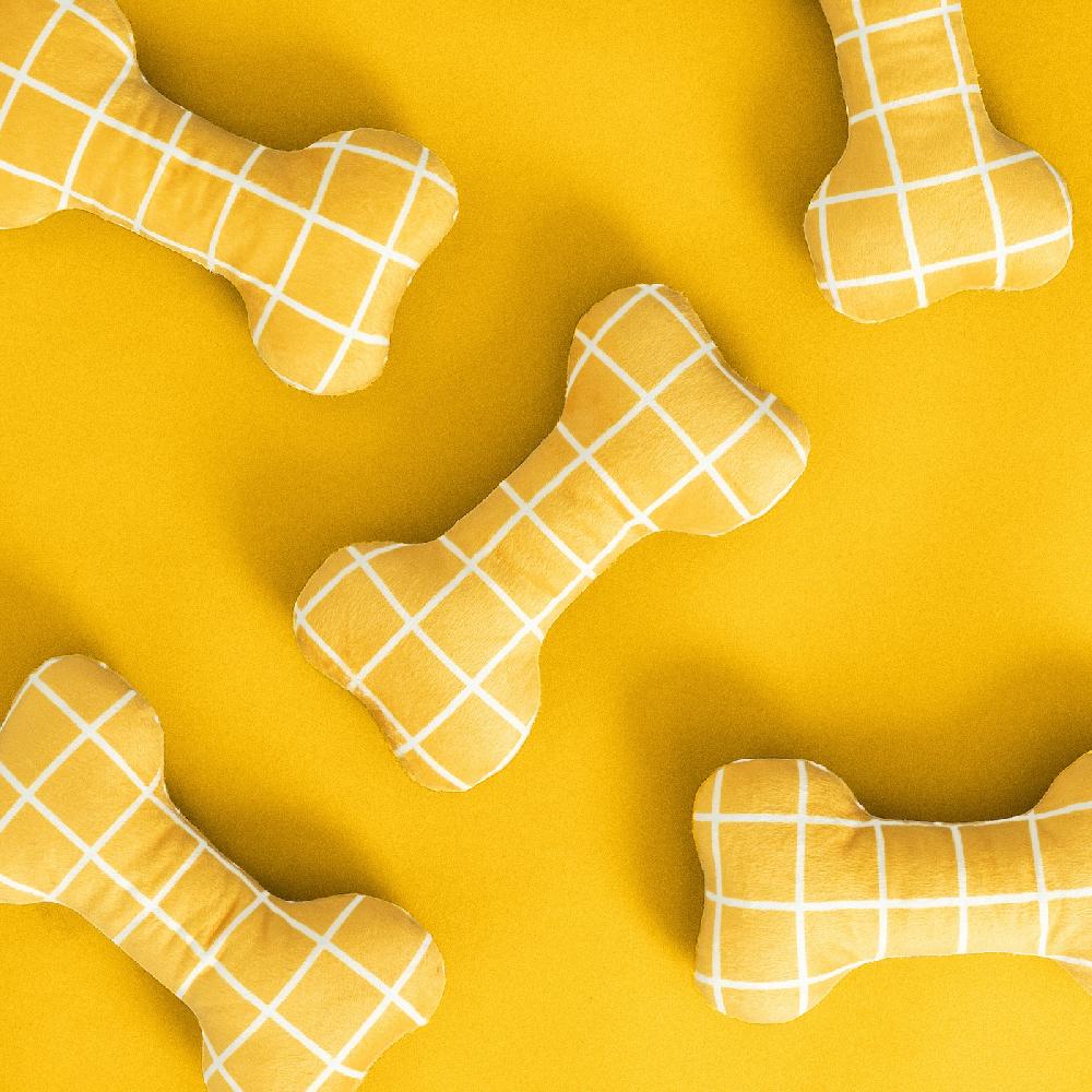 IKEA UTSÅDD Stoffspielzeug für Hunde gelb Preisnachlass