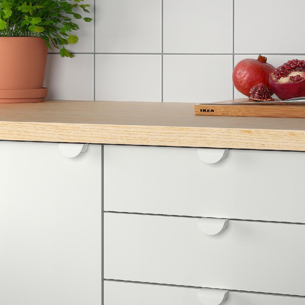 IKEA DRAGSMARK Aufsteckgriff weiß 40 mm Vatertagsangebot