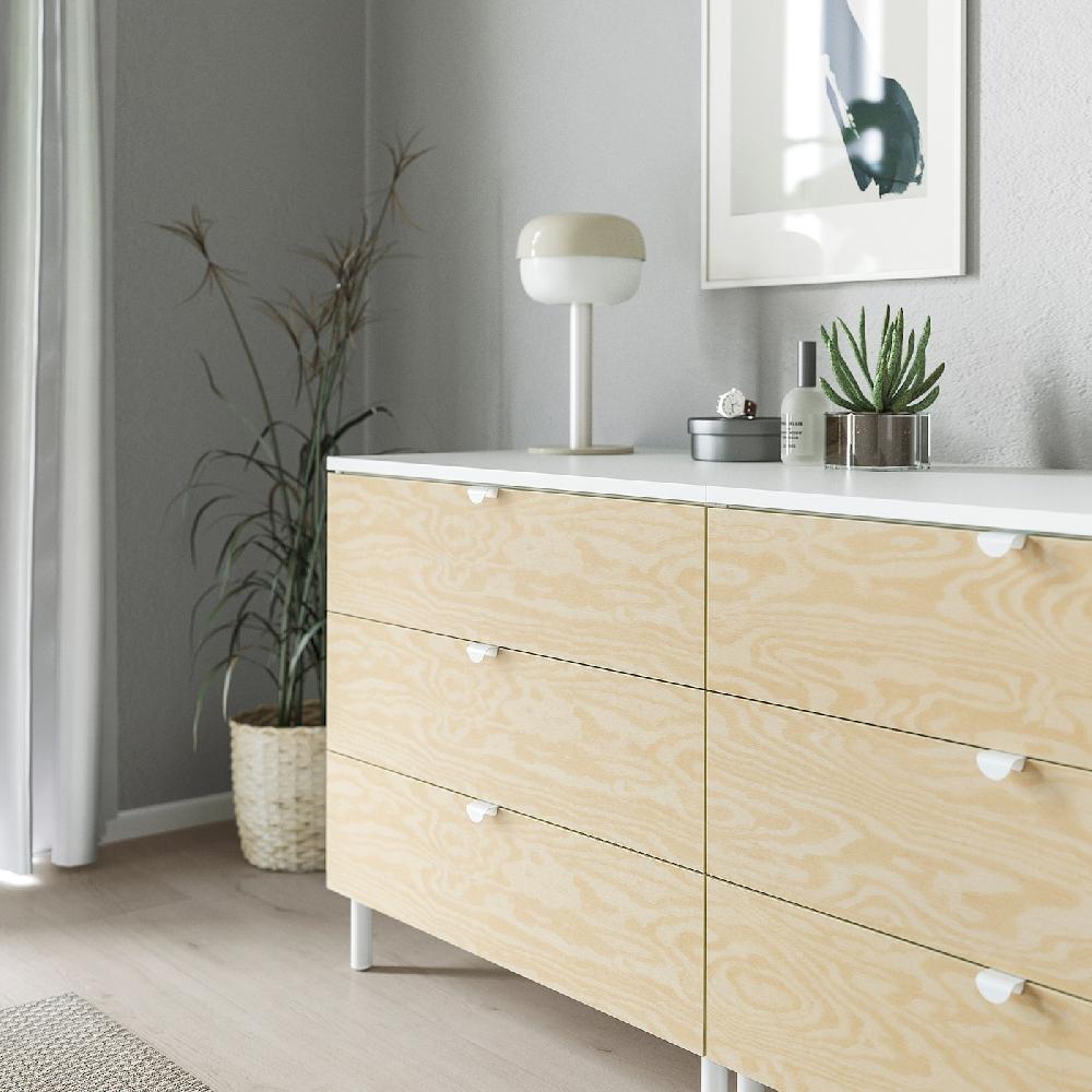 IKEA DRAGSMARK Aufsteckgriff weiß 40 mm Vatertagsangebot