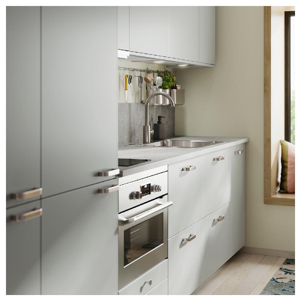 IKEA KALERUM Griff stahlfarben 138 mm Lagerräumung