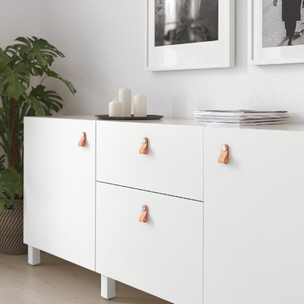 IKEA ÖSTERNÄS Ledergriff gegerbtes Leder 65 mm Top Angebot