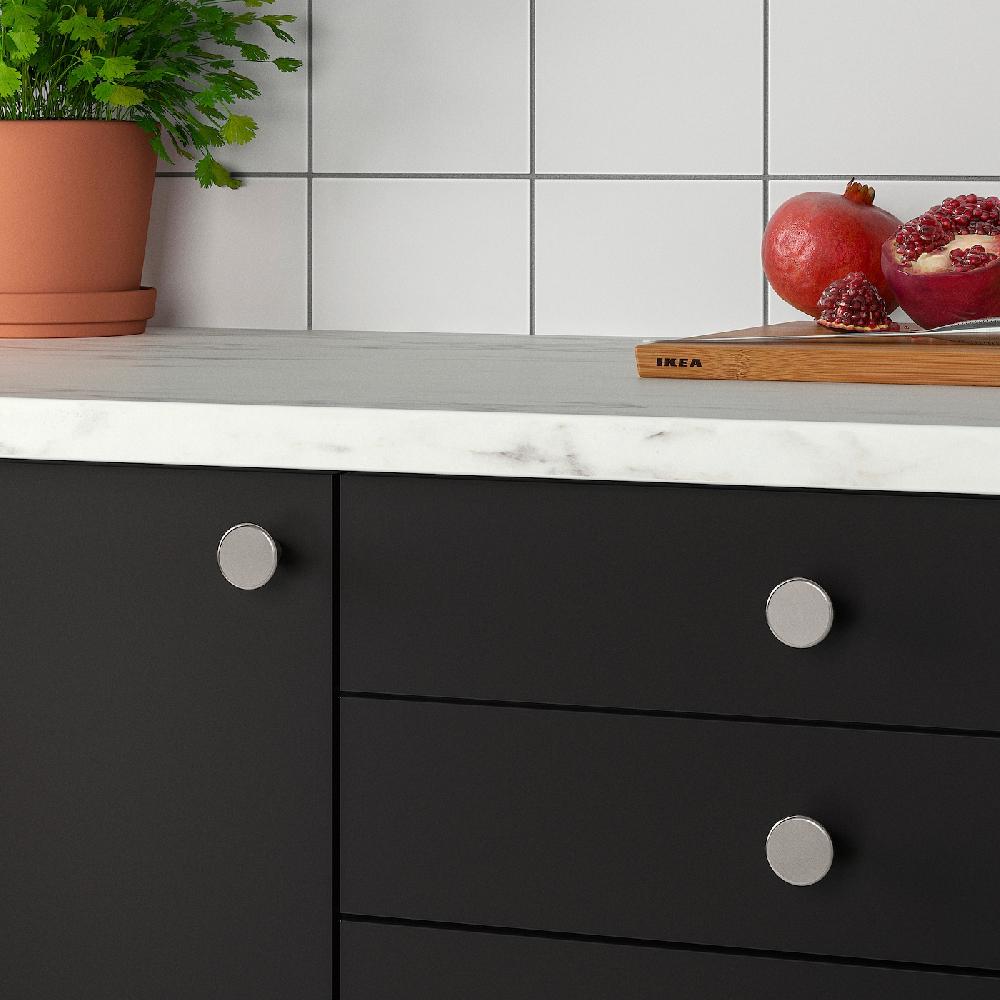 IKEA KALERUM Knopf stahlfarben 30 mm Saisonale Angebote