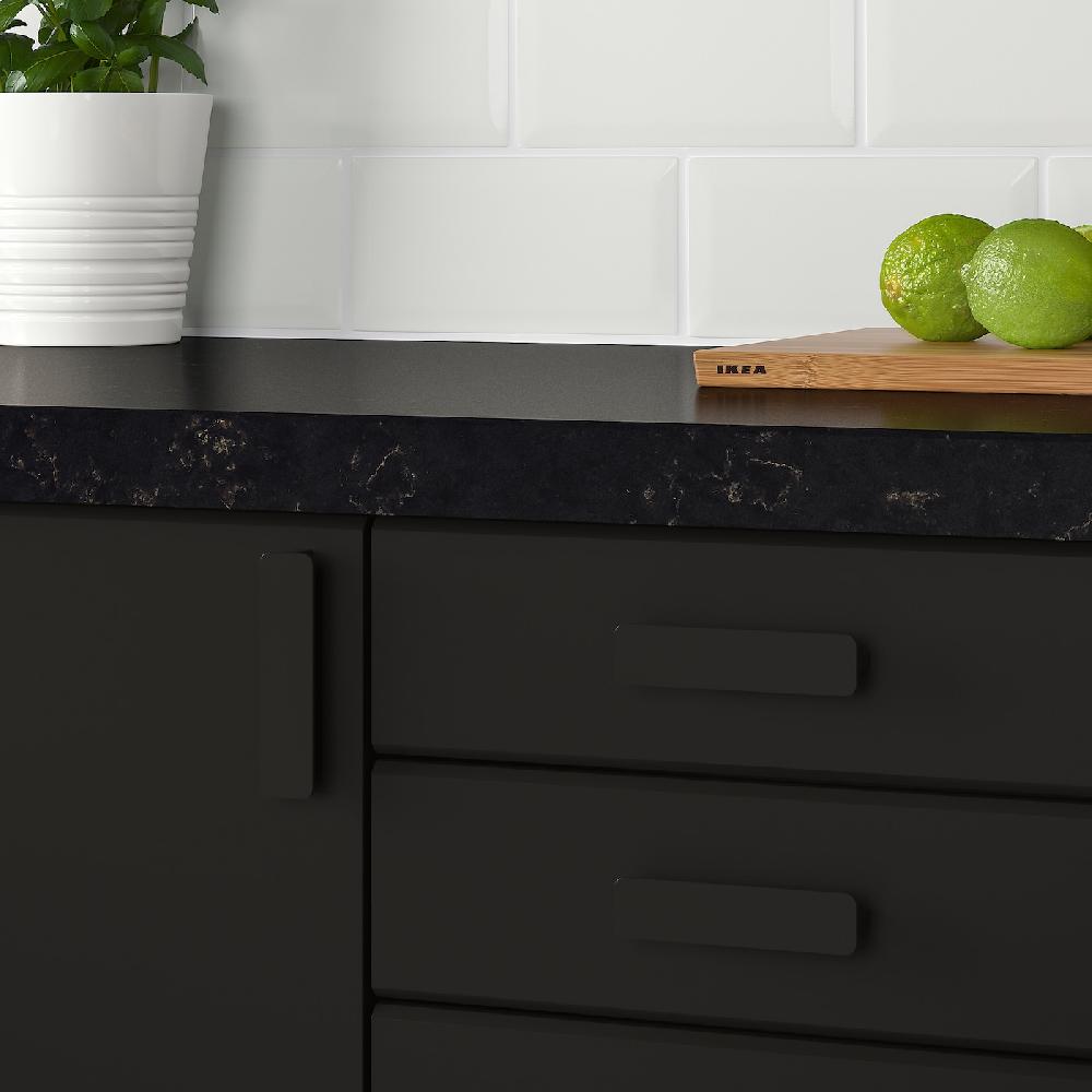 IKEA HACKÅS Griff anthrazit 100 mm Riesige Ersparnisse