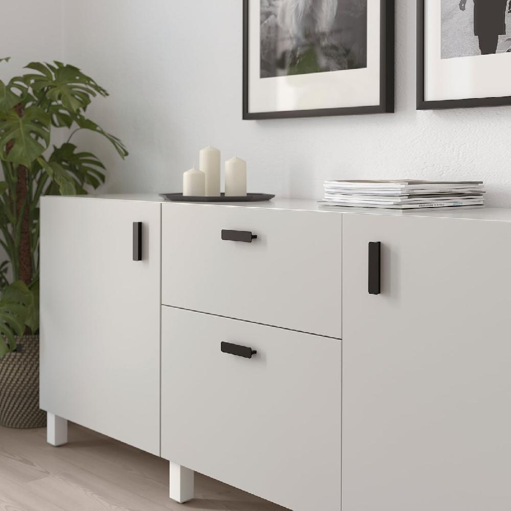 IKEA HACKÅS Griff anthrazit 100 mm Riesige Ersparnisse
