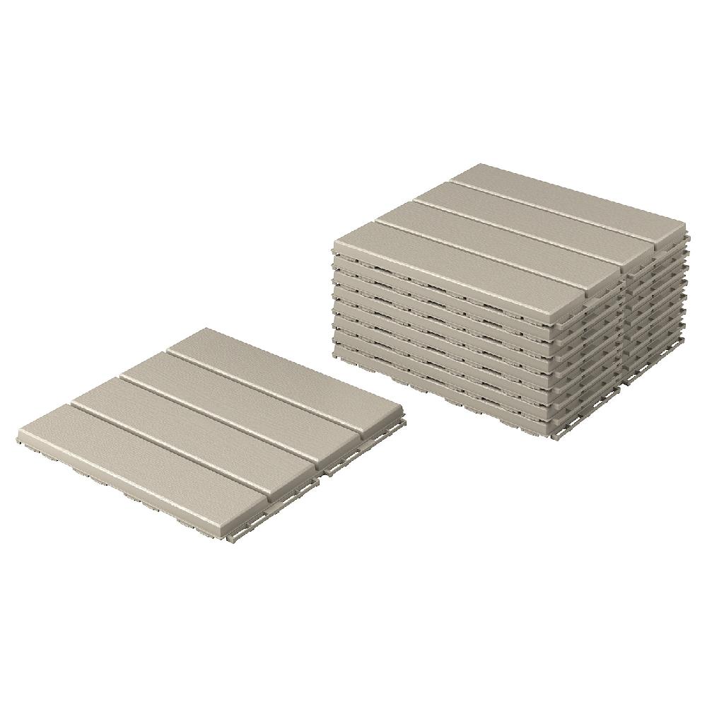 IKEA RUNNEN Bodenrost/außen beige 0.81 m²