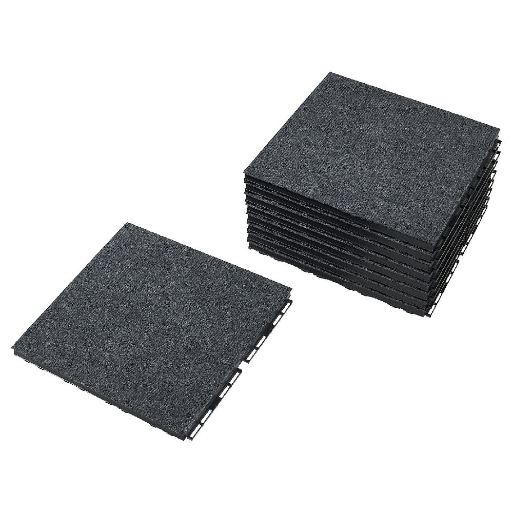IKEA RUNNEN Bodenrost/außen textil dunkelgrau 0.81 m²