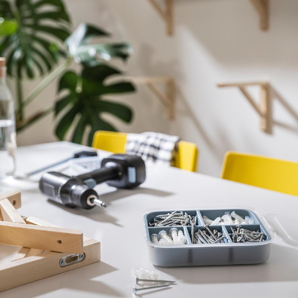 IKEA TRIXIG Schrauben- und Dübel-Set 175 Teile Bis zu 55% Rabatt