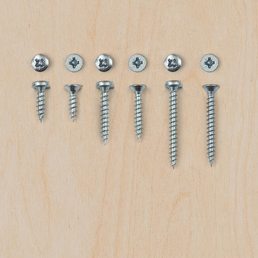 IKEA TRIXIG Holzschrauben-Set 200 Teile Kostenloser Versand international