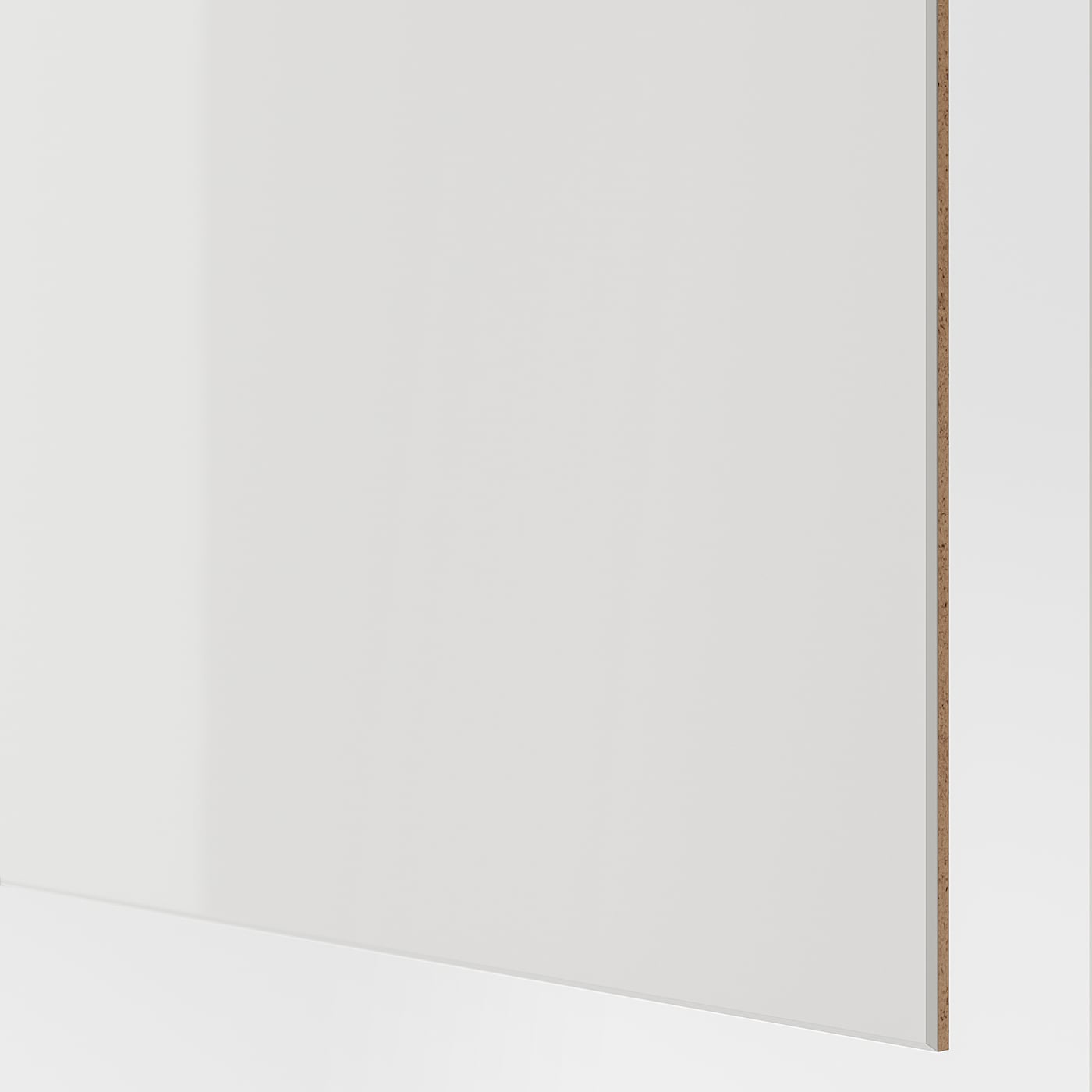IKEA HOKKSUND 4 Paneele f Schiebetürrahmen Hochglanz hellgrau 100x236 cm Rabatt
