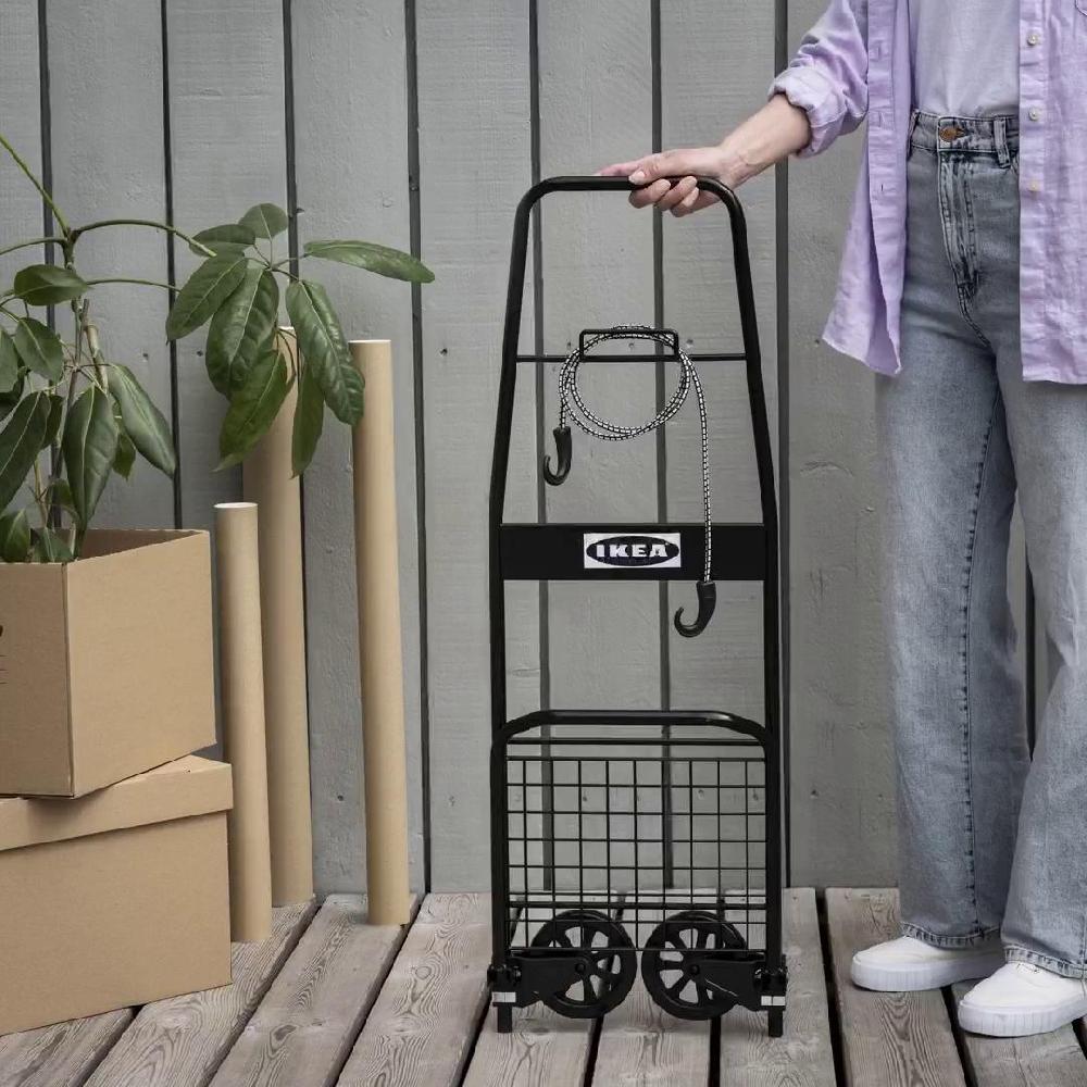 IKEA RULLEBÖR Karre schwarz Exklusivangebot
