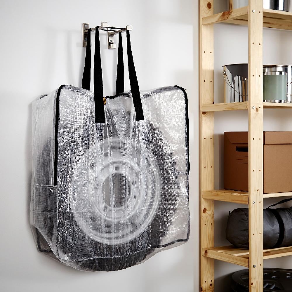 IKEA DIMPA Beutel transparent 65x22x65 cm Saisonschlussverkauf