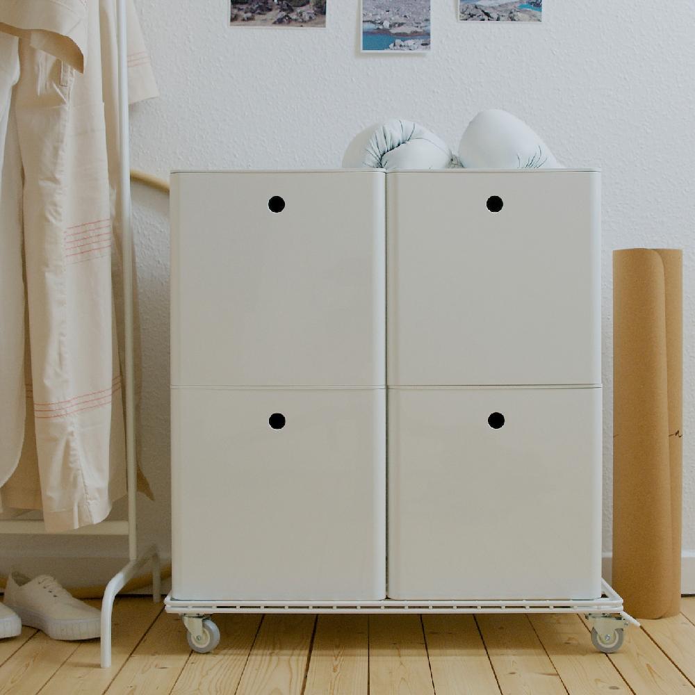 IKEA INVALLNING Servierwagen für Boxen weiß 68x39 cm Cyber Monday