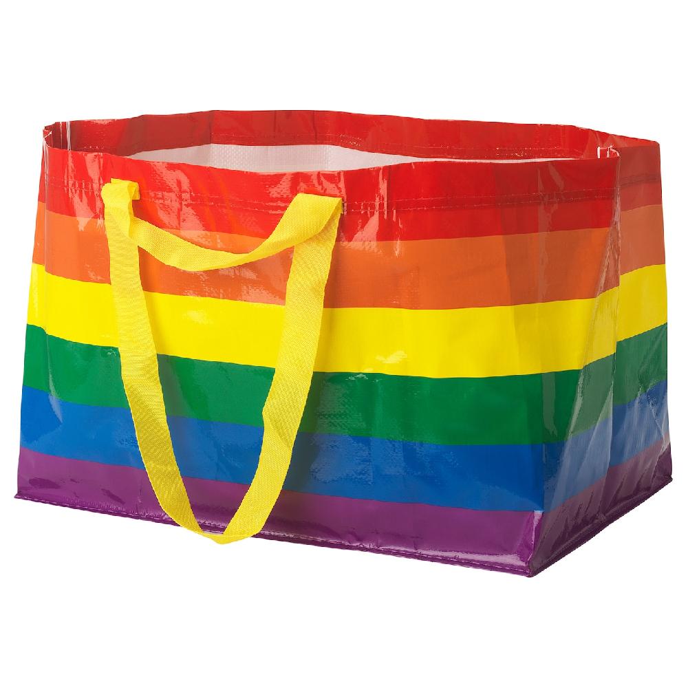 IKEA STORSTOMMA Tasche groß bunt 71 l