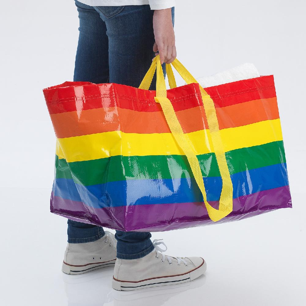 IKEA STORSTOMMA Tasche groß bunt 71 l Valentinstagsangebot