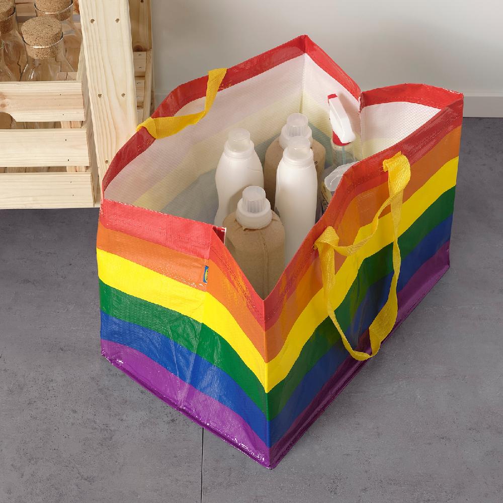 IKEA STORSTOMMA Tasche groß bunt 71 l Valentinstagsangebot