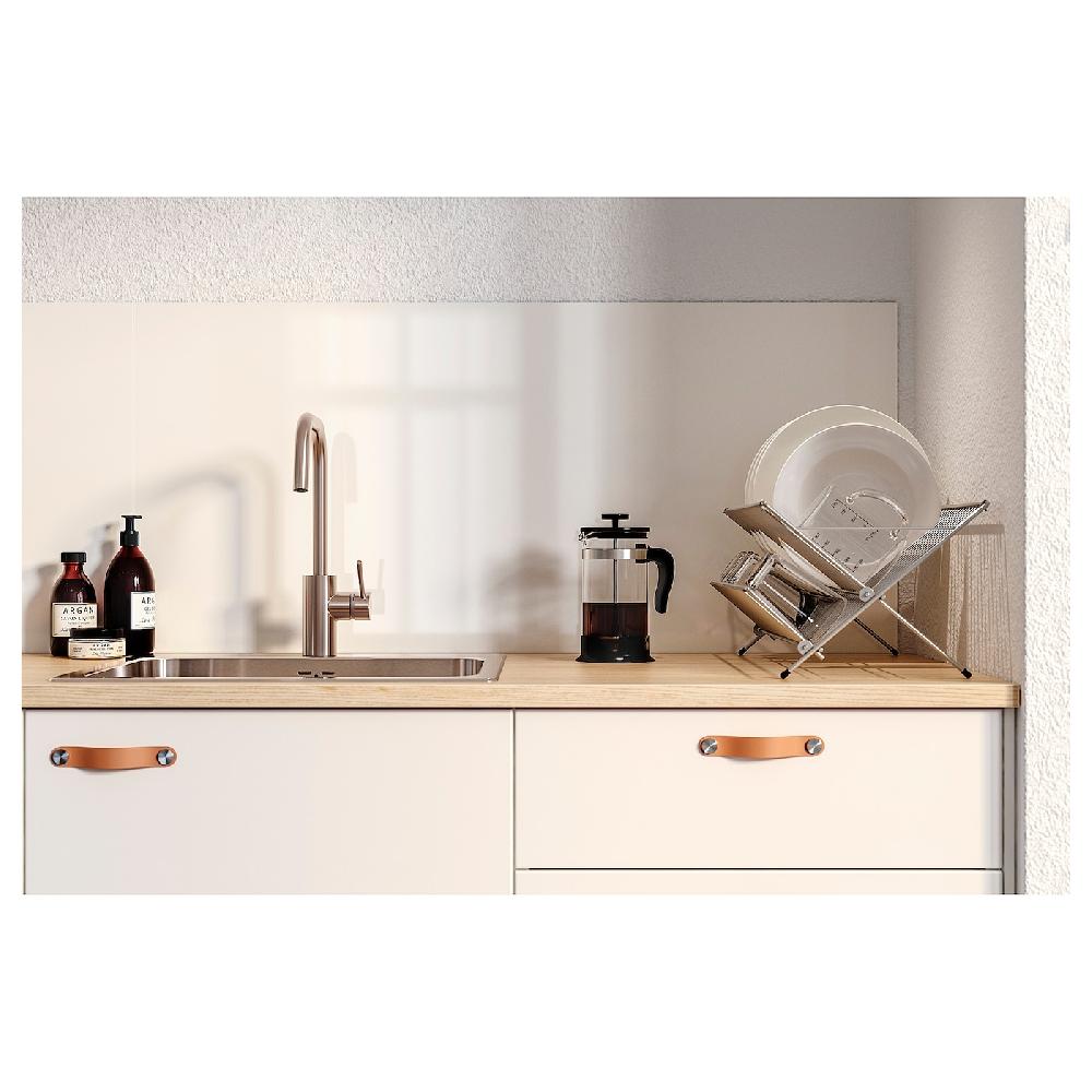 IKEA LYSEKIL Wandpaneel doppelseitig weiß/hellgrau Betonmuster 119.6x55 cm Top Angebot