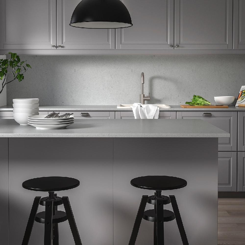 IKEA TÄRNHULT Wandpaneel maßgefertigt hellgrau Steinmuster/Glaskomposit 1 m²x1.2 cm Blitzangebot