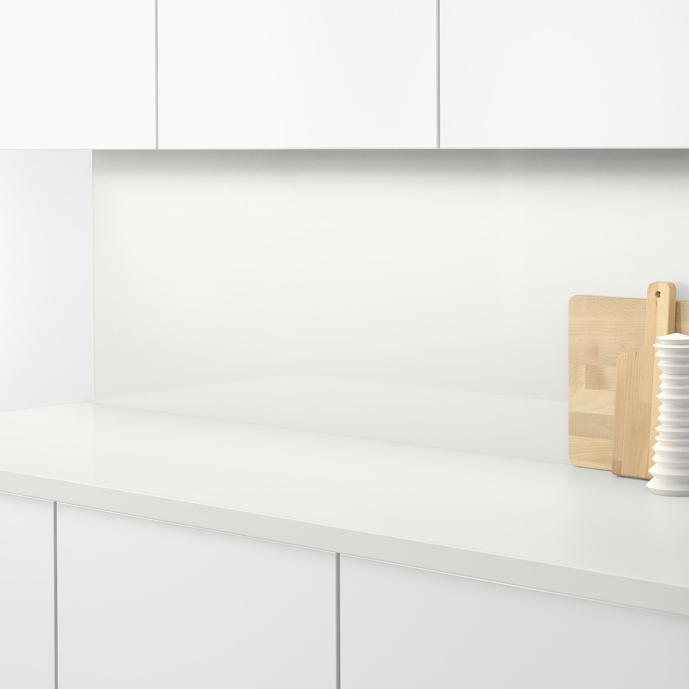 IKEA SIBBARP Wandpaneel maßgefertigt Hochglanz weiß/Laminat 1 m²x1.3 cm Kauf eins, bekomm eins gratis