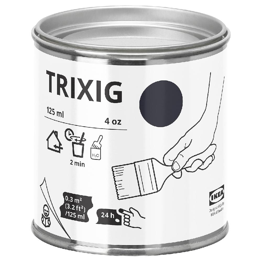IKEA TRIXIG Farbe schwarz 125 ml Bis zu 60% Rabatt