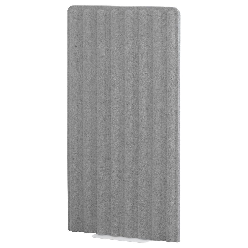 IKEA EILIF Abschirmung frei stehend grau/weiß 80x150 cm